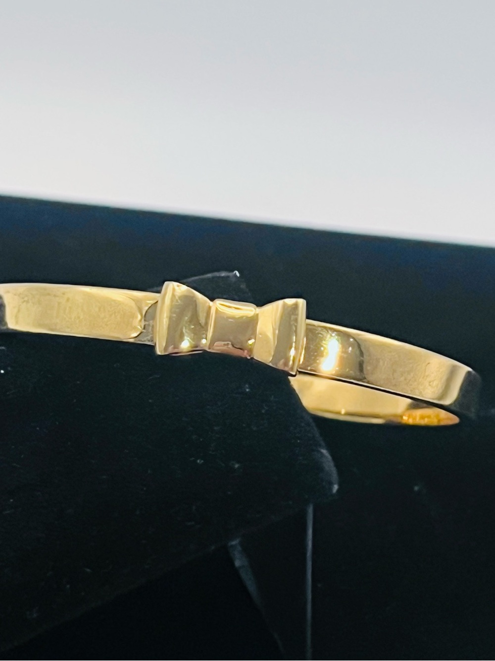kate spade Gold Bow Bangle Bracelet